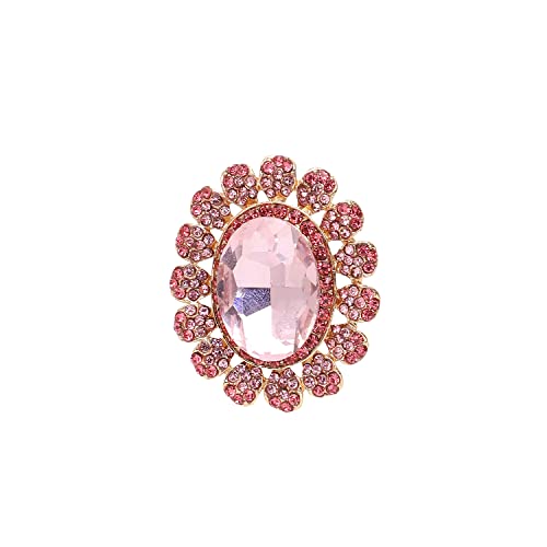 Image of SOHI Cocktail Ring for Women & Girls, Chunky Ring, Finger Ring, adjustable ring, Ladies Ring, Gold Plated Ring, aesthetic jewellery, hand ring for women