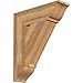 Ekena Millwork BKT06X22X26TRA01RWR Traditional Rough Sawn Bracket, 6" Width x 22" Depth x 26" Height, Western Red Cedar