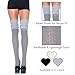 Leg Avenue womens Pointelle Scrunch Knee Socks Hosiery, Grey, One Size US