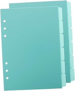 LALAFINA 12Pçs Bloco De Notas Para Caderno Clipes Para Fichário Divisores De Fichário Com Abas Separador De Bloco De Notas Marcadores De Bloco De Notas Marcadores De Página De Folhas