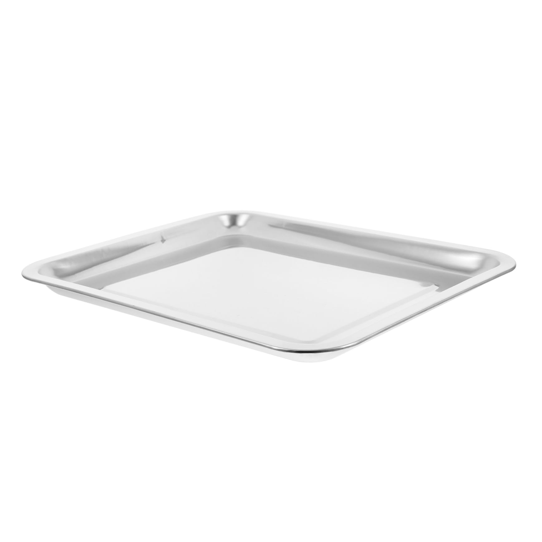 Cabilock Stainless Steel Roasting Pan Versatile Baking Tray for Oven Bbq Grilling Rectangular Design Capacity Smooth Edges Easy to Clean for Home Outdoor Cooking