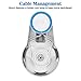 HomeMount Wall Mount for Google Home Mini and Google Nest Mini (2nd Gen),Space-Saving Accessories Outlet Holder for Google Mini Assistant (White)