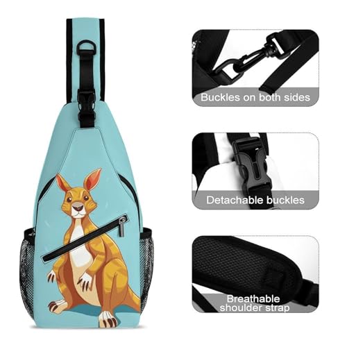 Mochila urbana bolsa tipo sling para senderismo y viaje miniatura 3