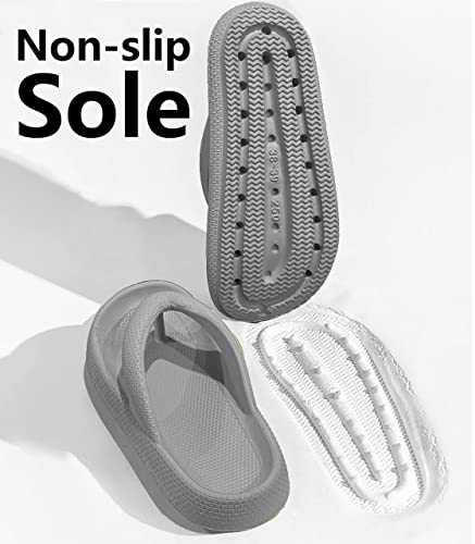 Cloud Flip Flops for Men Women Orthotic Lightweight Beach Slides Pillow Soft Slides Sandals Cushion Beach Flip Flops EVA Comfy Bath Spa Walking Sandals Pool Thong Slippers2