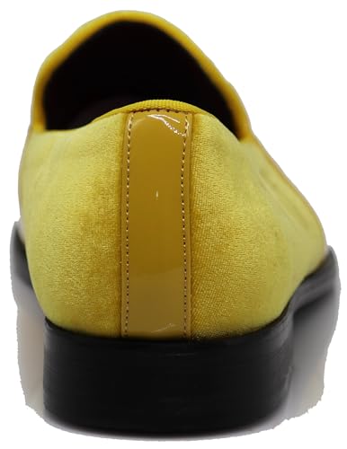 Enzo Romeo SPK65 Men's Fashion Rhinestone Glitter Buckle Slip On Dress Shoes4