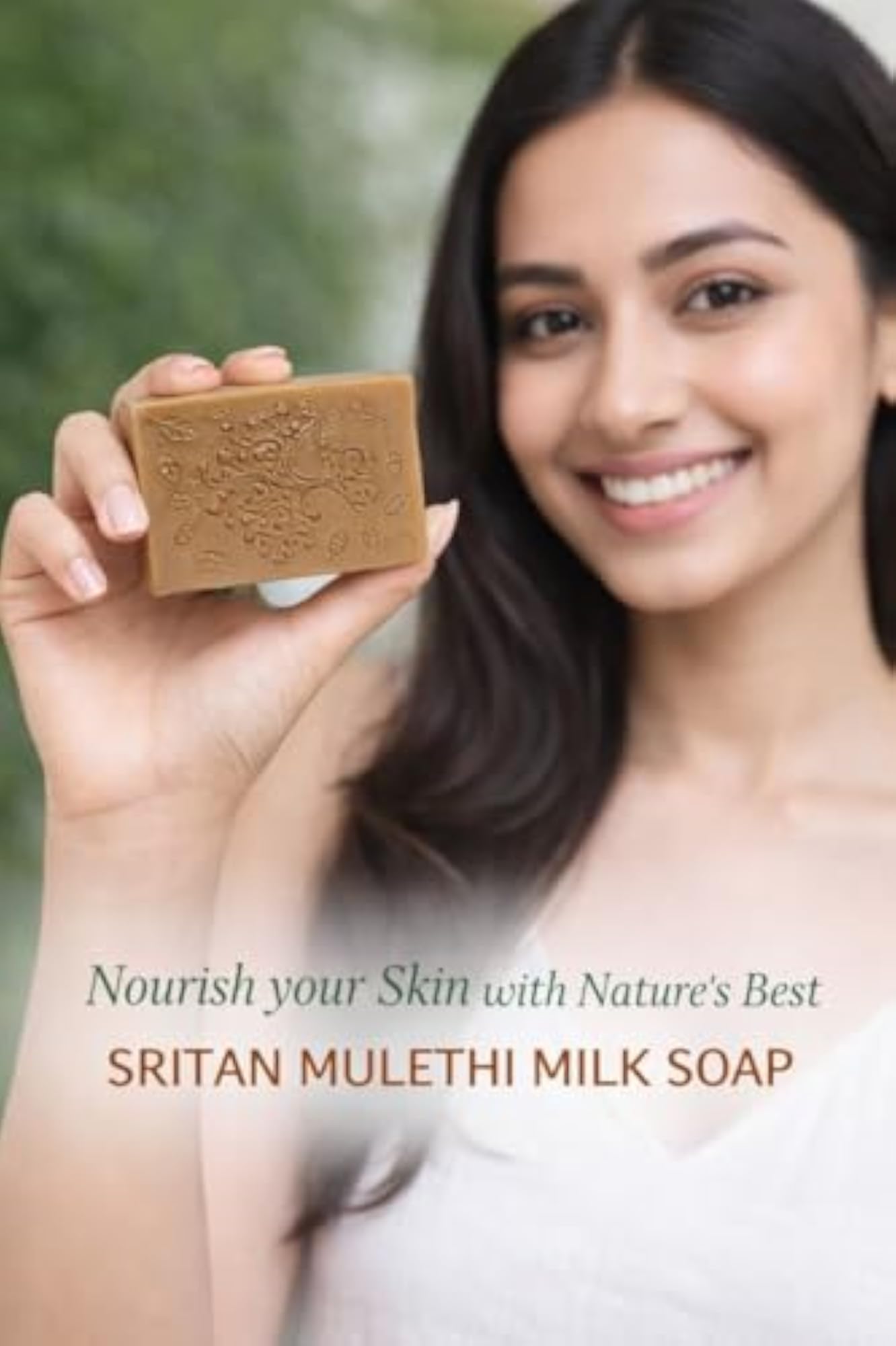 Handmade Mulethi Milk Soap, Brightening & Skin-Soothing