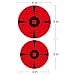 MEMX Reactive Shooting Targets, 3 Inch 250 Sheets Premium Self-Adhesive Target Stickers & High Visibility Impact Bullseye Targets for Pistol Shooting-Airsoft Guns-BB Guns-Rifle.