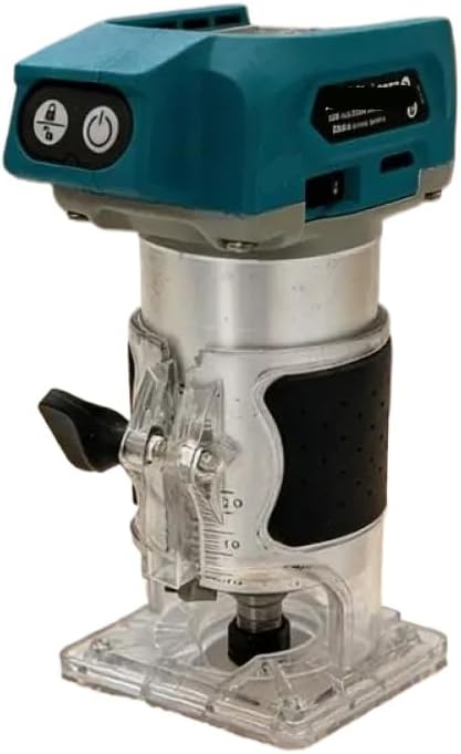 Replacement Brushless Trimming Machine Compatible With DRT50 Cordless Rechargeable Slotting Milling Woodwork Engraving Machine Tool(No battery)