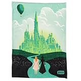 Collectibles Wicked Elphaba and Glinda Bedding Super Soft Cozy Throw, 46 in x 60 in, (Officially Licensed Product) by Franco