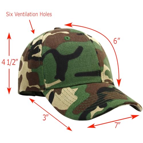 Image of Falari Wholesale Bulk Lot 12-Pack Baseball Cap Adjustable Size Plain Blank Solid Color