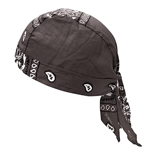 Generic Chapéus de pirata de ciclismo bandana gorro, forro de capacete durável leve e macio à prova