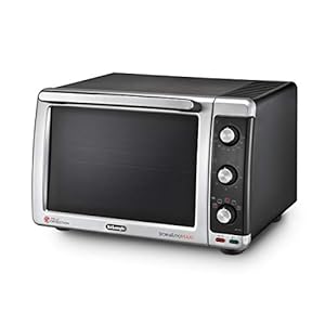 De’Longhi EO32752 fornetto oven, 2200 W, 32 L, 6 functies timer, zilver/nero