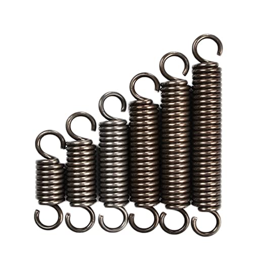 2 Stück verlängerte Druckfeder Drahtdurchmesser 2mm Außendurchmesser 18mm Länge 130mmDoppelhaken Zugfeder aus Edelstahl, 2 x 18 x 130mm Cover