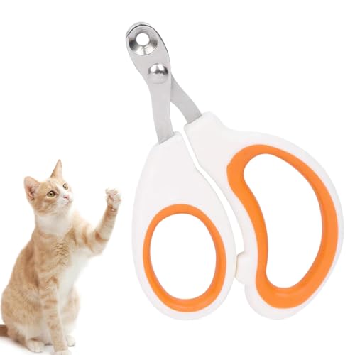 Cortauñas Gato Profesional Fabricado en acero inoxidable, corte limpio, sin astillas, acabado de espejo. Pequeños animales tijeras gatos uñas Para Gatos, Gatitos, Kittys, Cachorros, y Más Mascotas