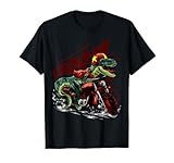 Tyrannosaurus Rex on A Motorcycle , T-Rex Dinosaur Cruiser T-Shirt