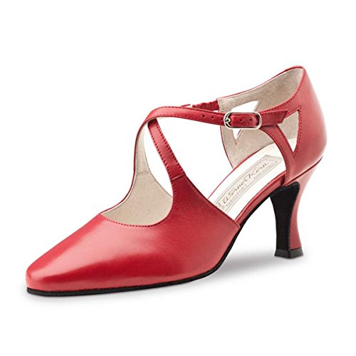 Preisvergleich Produktbild Werner Kern - Damen Tanzschuhe Ines 6,5 Leder Rot [UK 6]