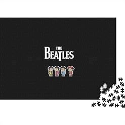 Puzzle 300 pièces Les Beatles Puzzles pour Enfants Puzzles en Bois Puzzles pour Enfants Cadeaux (40x28cm) - Les Beatles, Paul McCartney, John Lennon, RIngo Starr, George Harrison