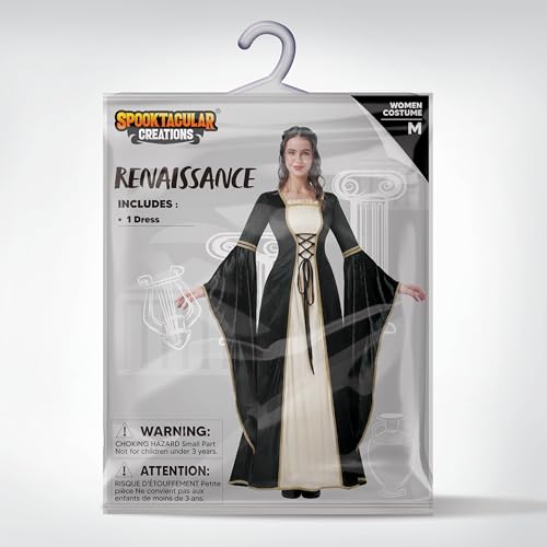 Spooktacular Creations 21749-M Black Renaissance Costume Women, Velvet Medieval Dress thumb #7