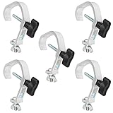 mountain ark 5 Pack 132lb Stage Light Clamps Aluminum Truss Hook C Clamp for DJ Lighting Moving Head...