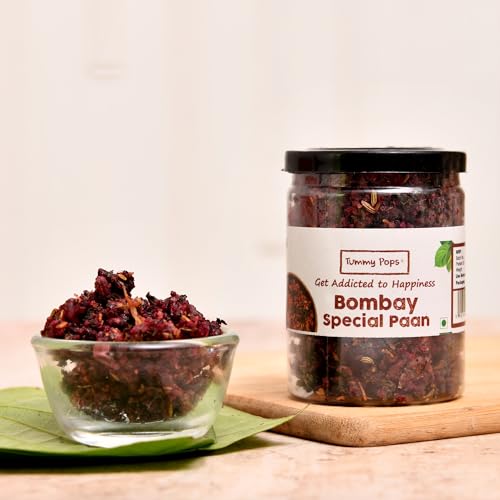 Image of Tummy Pops | Bombay Meetha Paan - 90gm Jar | Handmade & Sun-Dried Paan Mukhwas Mouth Fresheners