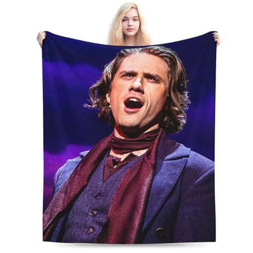 Bild: Aaron Tveit Decken, weich und bequem, warme Wolldecke, Stranddecke, Teppich, Dekoration, Geschenk f�r Yoga, Picknick, Zimmer, Schlafsaal, Sofa, Bett, Camping, Reisen, alle Jahreszeiten f�r 17,98 EUR bei amazon.de