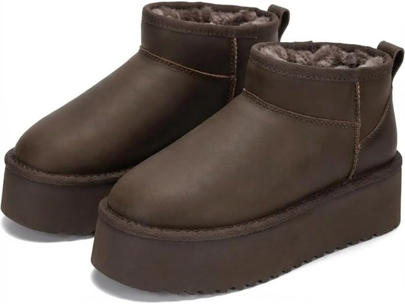 Project Cloud 100% Genuine Leather Ankle Boots for Women - Anti-Slip Memory Foam Insole Womens Boots - Lightweight Winter Womens Shoes, Ankle Booties for Women (Huggy)