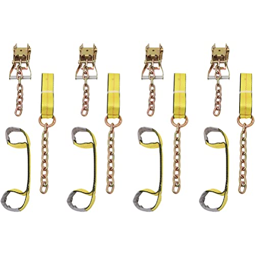 Roll Back Tie Down System Ends 8 Point for Car Hauler Carrier Tow Truck