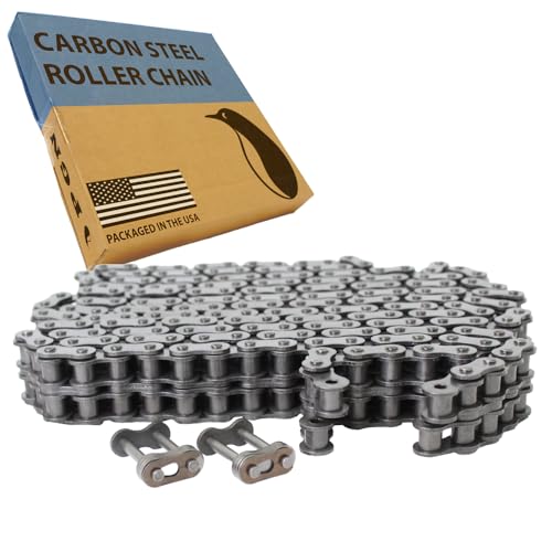 PGN #60-2 Duplex Double Strand Roller Chain x 10 feet + 2 Connecting Links