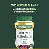 Nature's Bounty Women Multivitamin Gummies, Vitamin Supplements for Adults, General Health, Supports Immune and Bone Health, Mixed Berry and Raspberry Flavored, 90 Gummies