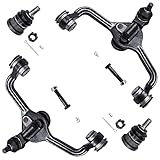 Detroit Axle - Front 4pc Control Arms Kit for 1995-2002 Mercury Grand Marquis Lincoln Town Car Ford Crown Victoria, 2 Upper Control Arms with Ball Joints 2 Lower Ball Joints Replacement