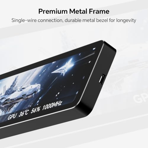 Image of Thermalright Trofeo Vision LCD AIO Display 11.3 inch PC Monitor | USB Type-C Screen for Real-Time Hardware Monitoring, with Preset Themes for Gaming PC Case /CPU Cooler