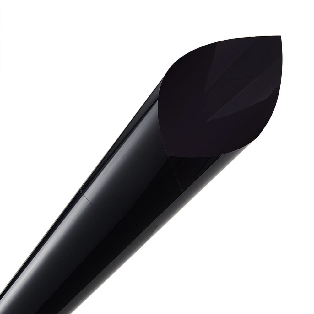 Car Window Tinting Film 50x300cm 9% Dark Black Car Side Window Tint Foils Glass Roll House Commercial Tinting Protection UV+Insulation Solar Films