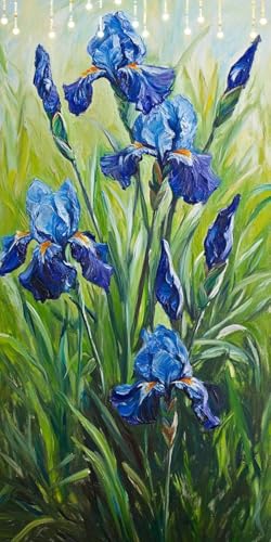 数字油絵 蘭 ペイントバイナンバー 植物 DIY 数字でペイント手芸キッ 子供または大人用 初心者向け ブラシとアクリル絵の具付き フレームなし paint by numbers 90X120cm ホーム ハロウィン 飾り 女性へのギフト P0-183