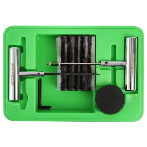 Image of OEMTOOLS 26682 Tire Plug Kit 36-Pc, Tire Repair Kit for Cars, Trucks, ATVs, RVs, and More, Emergency Flat Tire Repair Kit, Storage Case Included