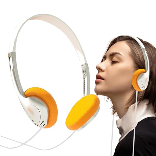 Auriculares retro, auriculares con cable retro - Auriculares con armaduras Vintage Feelings | Auriculares estéreo Portátiles ligeros, diseño vintage estéreo para teléfono móvil, reproductor