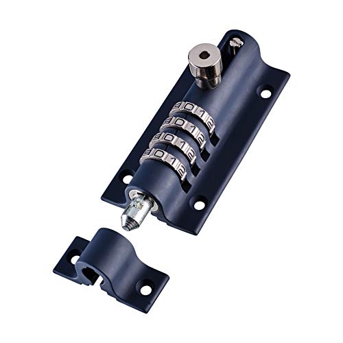 SQUIRE Combination Locking Bolt. Unique Patented Recodeable Combination Locking Bolt. Rustproof and Weatherproof. Available in 3,4 and 5 Wheel configurations. (4 Wheel - 120mm)