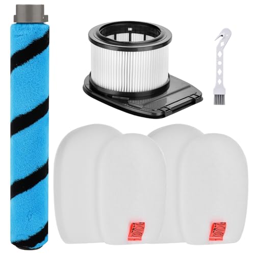 Brush Roller Filter Replacements Kits for Shark Hoover IZ300UK IZ300UKT IZ320UK IZ320UKT IZ300 IZ320 Anti Hair Wrap Cordless Stick Vacuum Cleaner Replacement Parts Accessories
