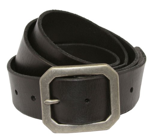 Seattle Men's Casual Jean Full Grain Leather Belt 1-1/2