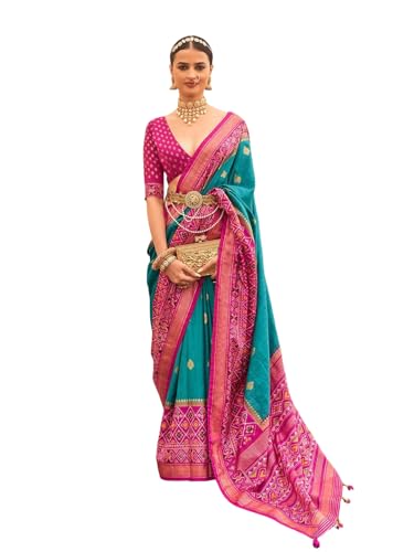 Zari Sari impreso en color naranja para deslumbrar en bodas y galas tradicionales