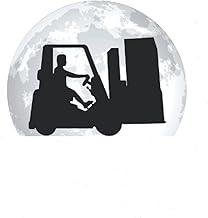 Forklift Notebook: Forklift Driver Moon Stacker Warehouse Clerk / 6x9 inches / 120 dotted sites