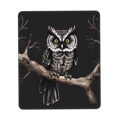 chenfandi Alfombrilla de ratón para computadora con base de goma antideslizante para oficina, juegos, aprendizaje, 7 x 8.6 pulgadas.