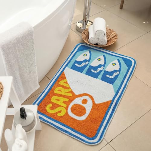 Tinideya Sardine Can Bath Mat