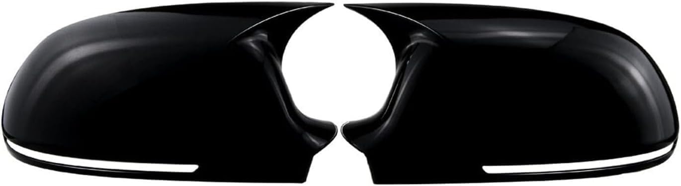 Coque de rétroviseur noir brillant pour Audi A3 8P A4 A5 B8 Q3 A6 C6