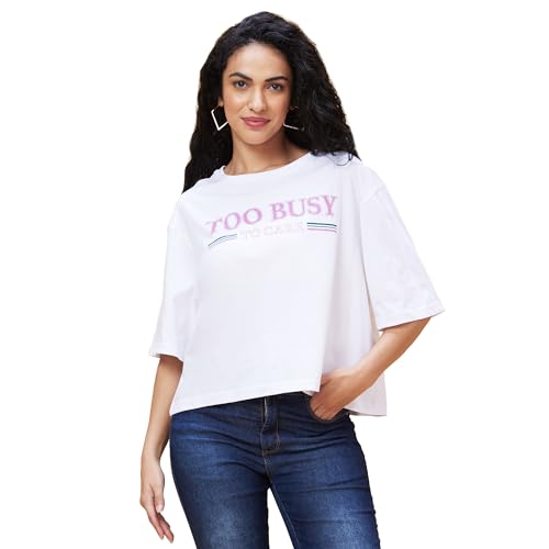 Image of Globus Women's Letter Print Oversized Fit T-Shirt