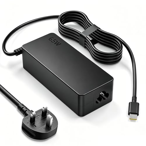 65W USB C Laptop Charger Compatible Lenovo Laptop thinkpad Charger for Lenovo ThinkPad x1 Carbon T14 T15 T580 T590 X280X380 ChromebookC330/S330/100e/300e/500e All USB-C Charging Ports Laptops