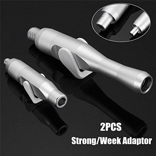 Image of K D High Strong (High) - Short (law) Tip Adaptor Autoclavable Saliva Ejector Suction Valves Vacuum Valve Parts (1 High Volume &1 Low Volume Tip Adaptor)