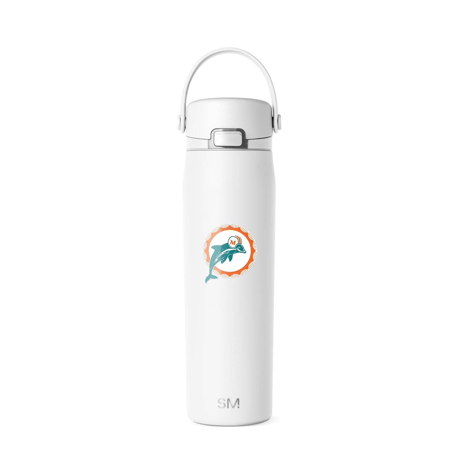 Simple Modern Miami Dolphins Sport Water Bottle with Chug Lid | 24oz | NFL | Mesa Sport O…