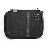 Estojo Escolar Rebecca Bonbon, Box Grande para Meninas (Preto)