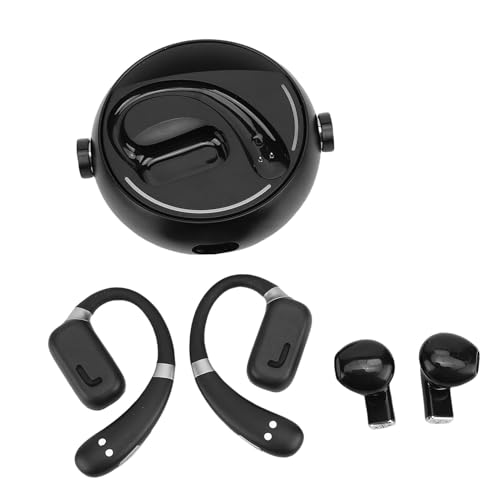 Tangxi Auriculares Inalámbricos Bluetooth 5.3 Auriculares Deportivos, Ipx5 a Prueba de Agua Que Logran 140 Horas de Uso Ininterrumpido con Micrófono con (Black)
