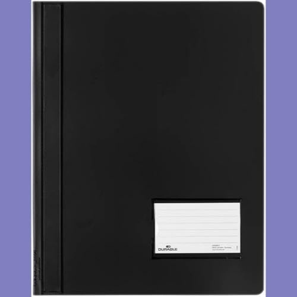 Durable Schnellhefter, überbreit, schwarz, 25er Packung, 268001